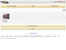 Tablet Screenshot of bateaux-doccasion.com